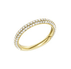 14K Yellow Gold Lab Grown Diamond Wedding Band