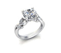 14K White Gold Diamond Semi-Mount Ring