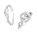14K White Gold Diamond Semi-Mount Engagement Ring