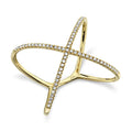 14K Gold Diamond Fashion Ring
