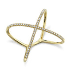 14K Gold Diamond Fashion Ring