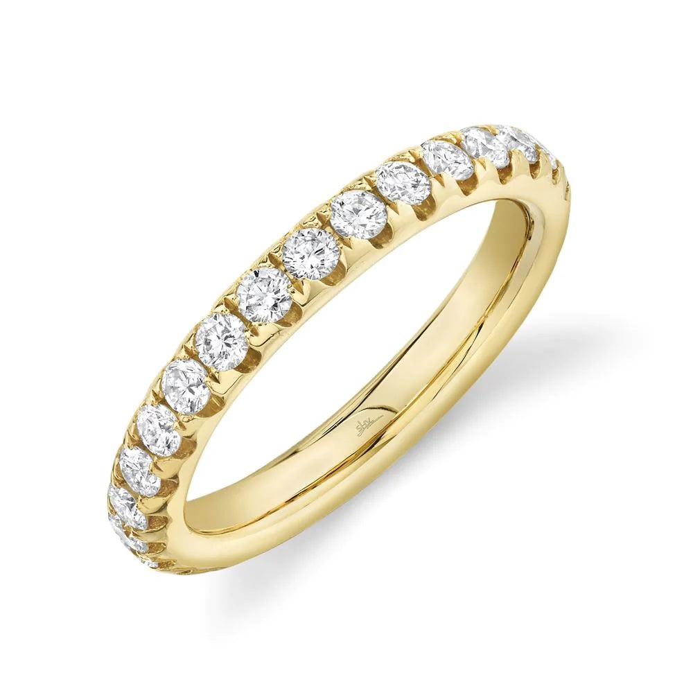 14K Yellow Gold Diamond Eternity Band