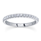 14K White Gold Half Anniversary Wedding Band