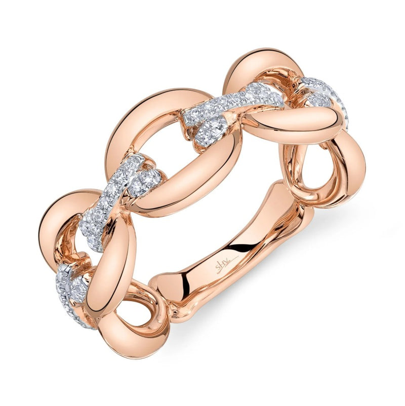 14K Rose Gold Diamond Ring