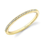 14K Gold Half Anniversary Wedding Band