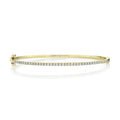 14K Gold Diamond Bangle Bracelet