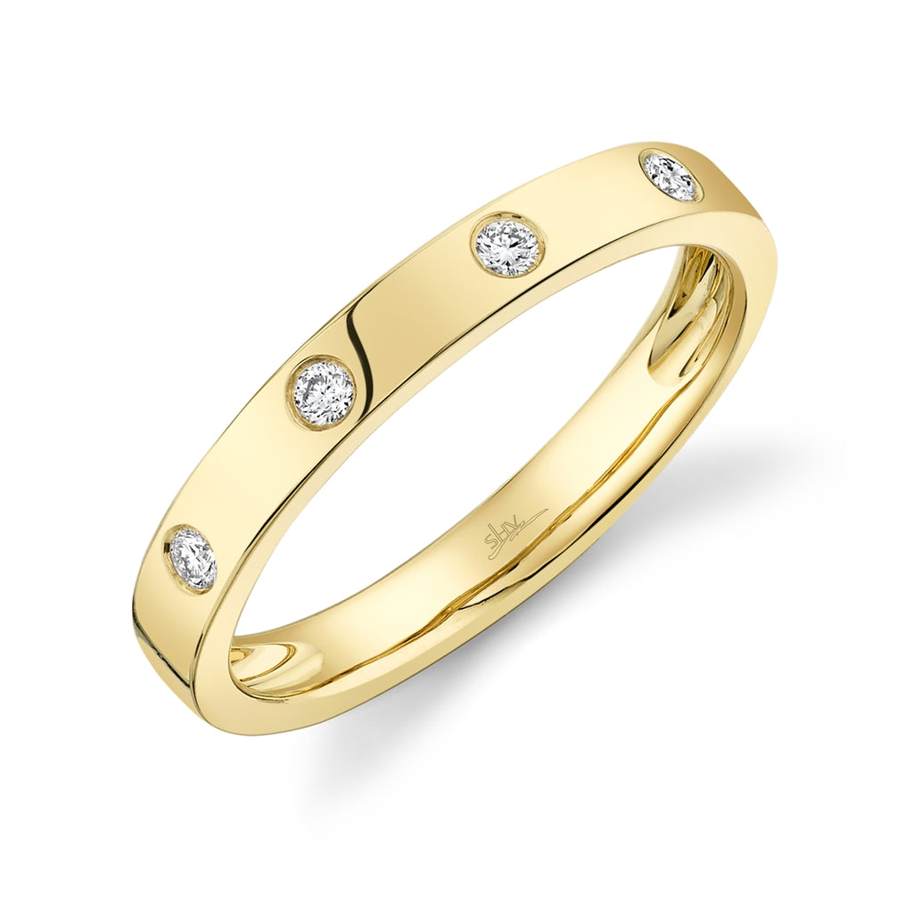 14K Yellow Gold Stackable Fashion Ring