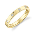 14K Yellow Gold Stackable Fashion Ring