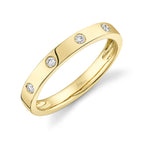 14K Yellow Gold Stackable Fashion Ring