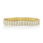 14K Yellow Gold Bangle Diamond Bracelet