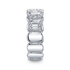 14K White Gold Diamond Baguette Fashion Ring