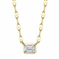 Diamond Emerald Sparkle Chain Necklace