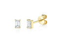 14K Gold Diamond Stud Earrings
