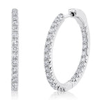 Diamond Hoop Earring