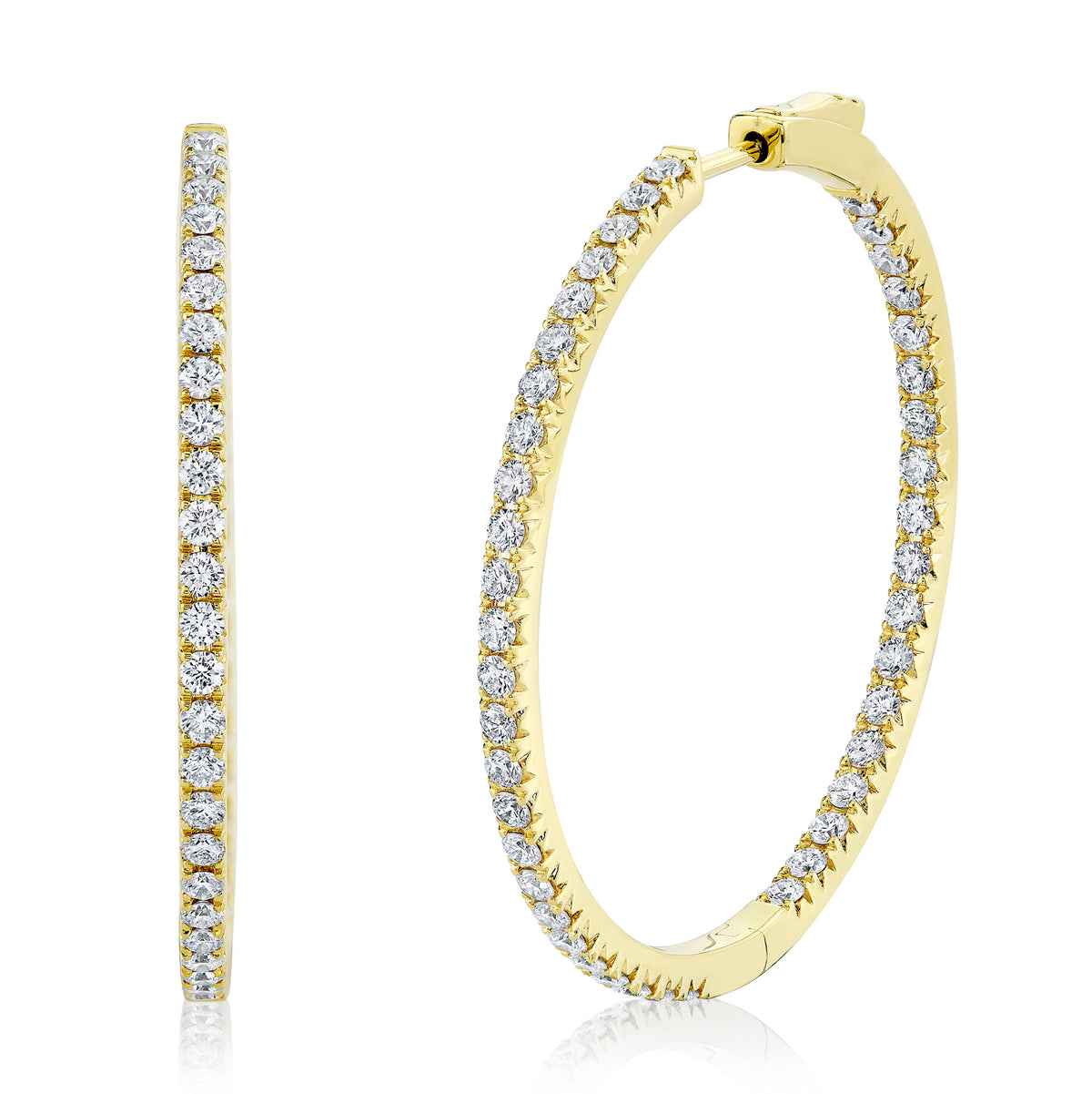 Diamond Hoop Earring
