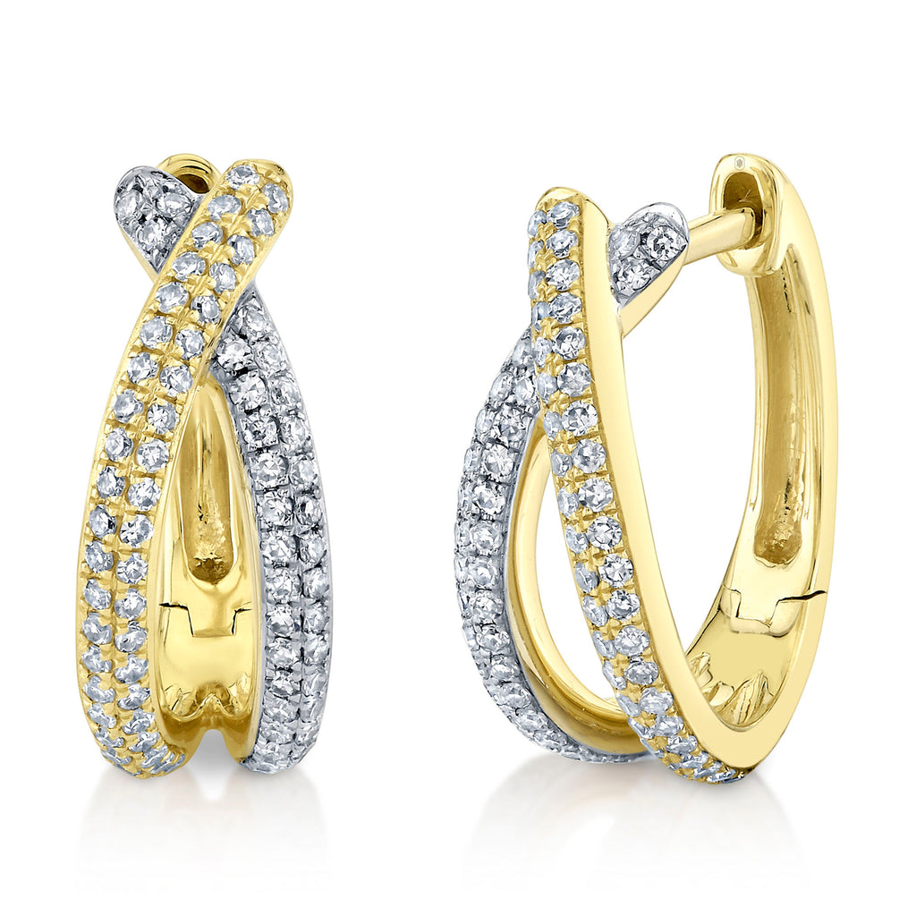 Diamond Hoop Earring