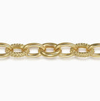 14K Gold Bujukan Link Bracelet