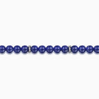Sterling Silver Lapis Beaded Bracelet