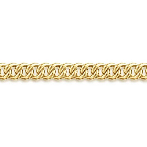 14K Gold Cuban Link Chain Bracelet