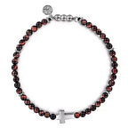 Sterling Silver Cross Bracelet