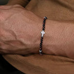 Sterling Silver Cross Bracelet