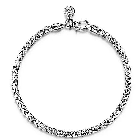 Sterling Silver Wheat Chain Bracelet