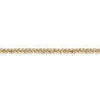 14K Yellow Gold Wheat Chain Bracelet