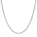 14K White Gold Lab Grown Diamond Tennis Necklace