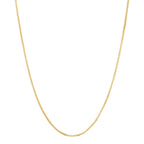 14K Yellow Gold Box Chain, 18in.