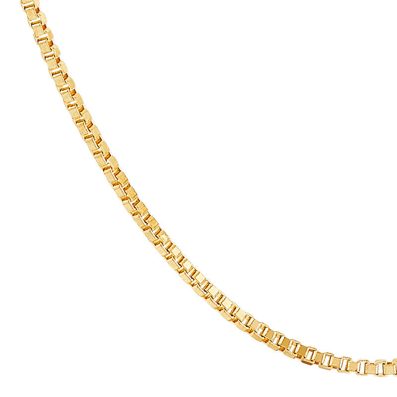 14K Yellow Gold Box Chain, 18in.