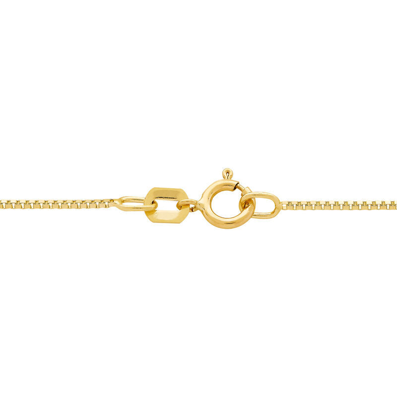 14K Yellow Gold Box Chain, 18in.
