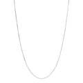 14K White Gold Box Chain, 18in.