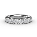 14K White Gold Half Anniversary Wedding Band