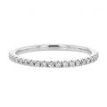 14K White Gold Half Anniversary Diamond Wedding Band