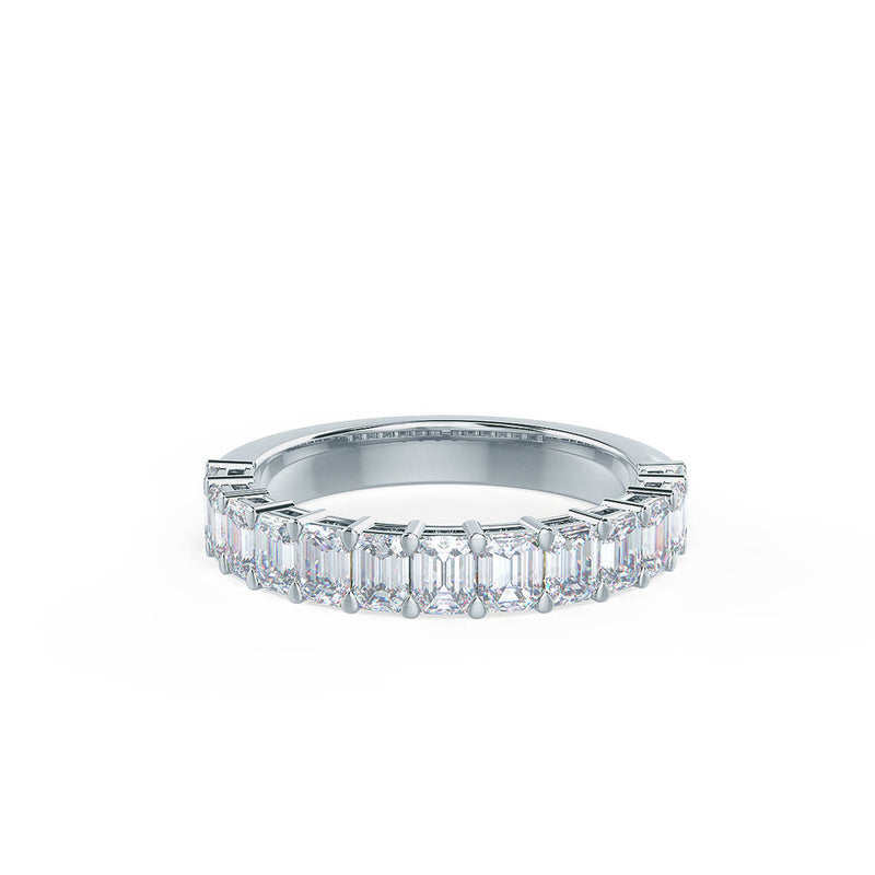 14K White Gold Diamond Anniversary Wedding Band
