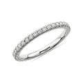14K White Gold Diamond Anniversary Wedding Band