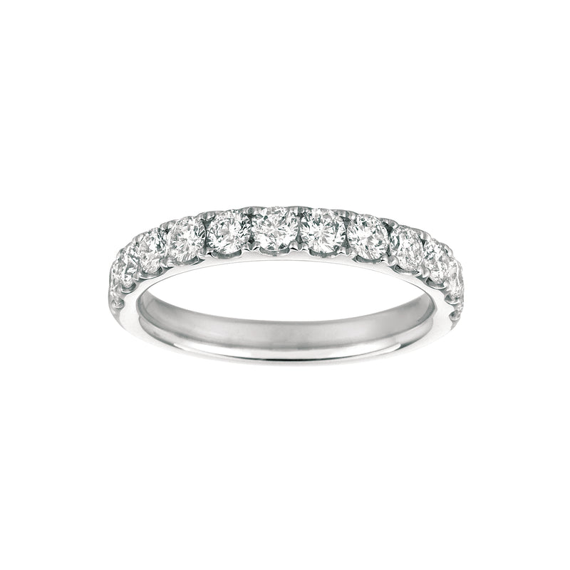 14K White Gold Half Anniversary Wedding Band