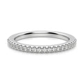 14K White Gold Half Anniversary Wedding Band