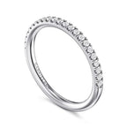 14K White Gold Half Anniversary Wedding Band