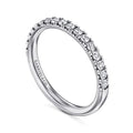 14K White Gold Half Anniversary Wedding Band