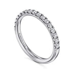 14K White Gold Half Anniversary Wedding Band