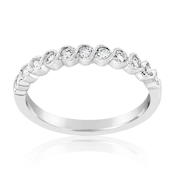 Diamond Wedding Bands  -  Women'