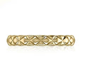 14K Gold Quilted Stackable Ring