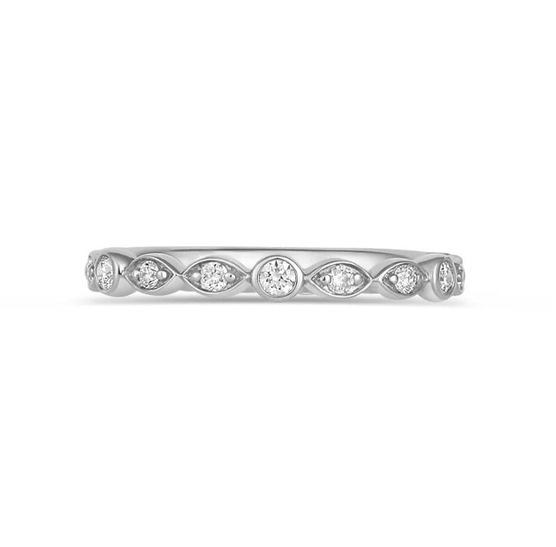 Diamond Wedding Bands  -  Women'