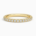 14K Yellow Gold Diamond Wedding Band
