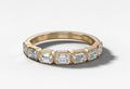 14K Yellow Gold Bezel Set Wedding Band