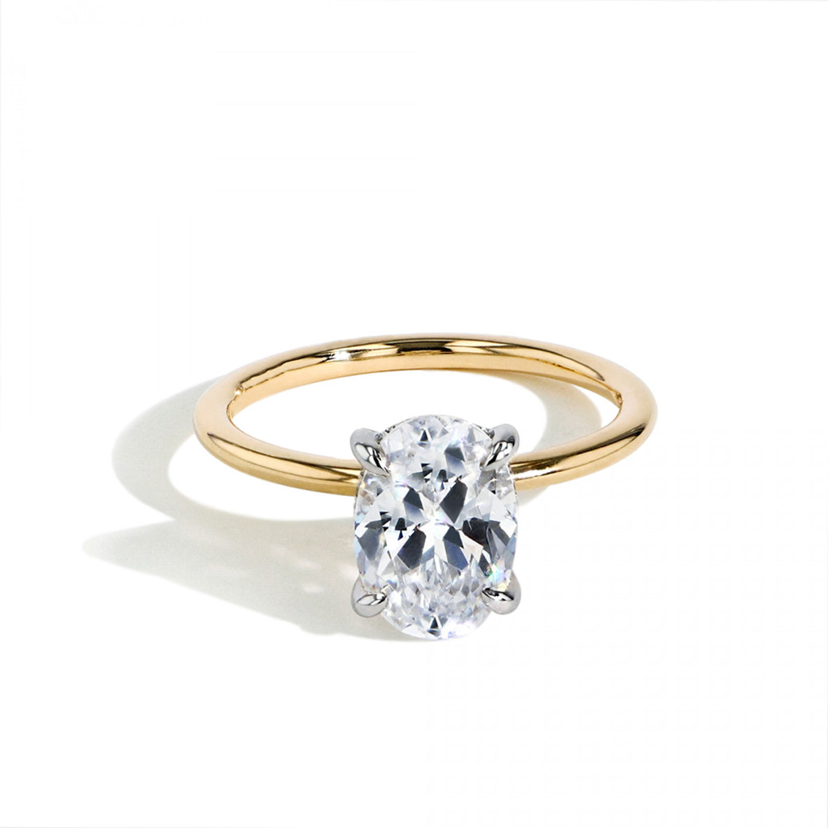 Cushion Cut Solitaire Diamond Ring