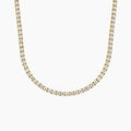 14K White Gold Diamond Tennis Necklace
