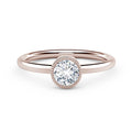 18K Rosé Stackable Diamond Fashion Ring
