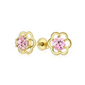 Children's 14K Gold Flower Studs